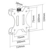 Mount Plus MP-XMA-03 Adapter VESA Mount Quick Release Bracket Kit | Stand Attachment and Wall Mount Removable VESA Plate for Easy LCD Monitor and TV Screen Mounting (Quick Release Adapter) - Image 5