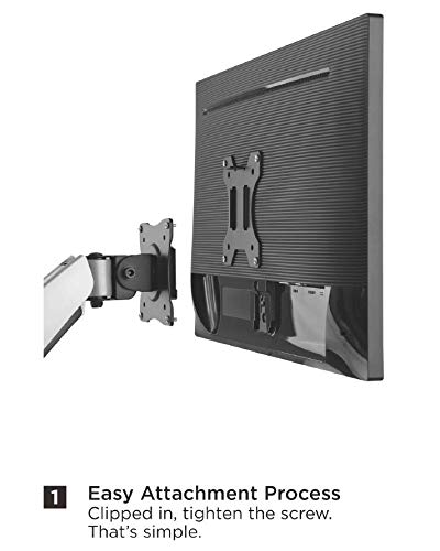 Mount Plus MP-XMA-03 Adapter VESA Mount Quick Release Bracket Kit | Stand Attachment and Wall Mount Removable VESA Plate for Easy LCD Monitor and TV Screen Mounting (Quick Release Adapter) - Image 3