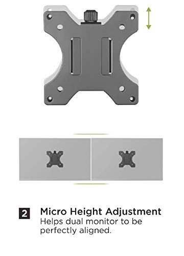Mount Plus MP-XMA-03 Adapter VESA Mount Quick Release Bracket Kit | Stand Attachment and Wall Mount Removable VESA Plate for Easy LCD Monitor and TV Screen Mounting (Quick Release Adapter) - Image 4