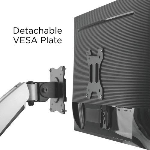 Mount Plus MP-XMA-03 Adapter VESA Mount Quick Release Bracket Kit | Stand Attachment and Wall Mount Removable VESA Plate for Easy LCD Monitor and TV Screen Mounting (Quick Release Adapter) - Image 2