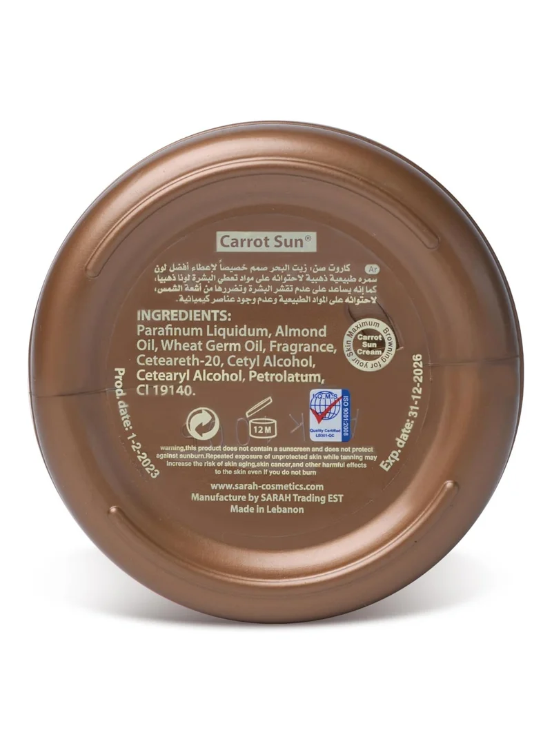 Carrot Sun  Carrot Sun  Gold Tanning Cream  350ml  | Best Price UAE