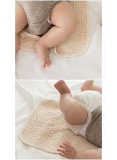TEN-M JOURNEY Baby Diaper Changing Pad Liner Non-Slip Bamboo Thicker Bassinet Pad Liner Ultra Soft & Absorbent Baby Changing Pads Cotton Quilted Waterproof Changing Pad Liner Easy Clean Brown (S, M & L)  - Image 4