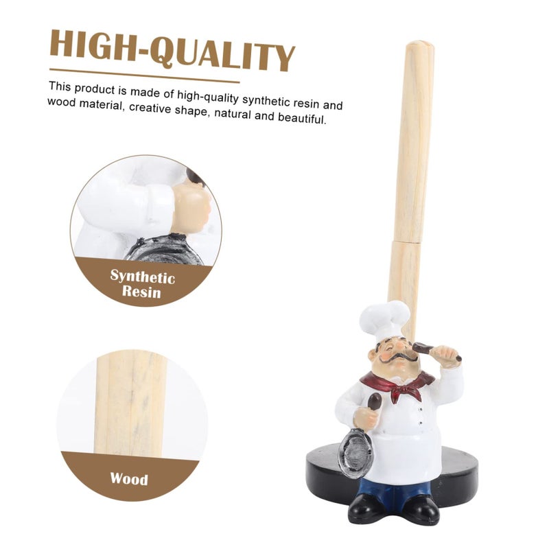 Vertical Tissue Holder Stand Space Saving Rack For Kitchen Bathroom - Image 3