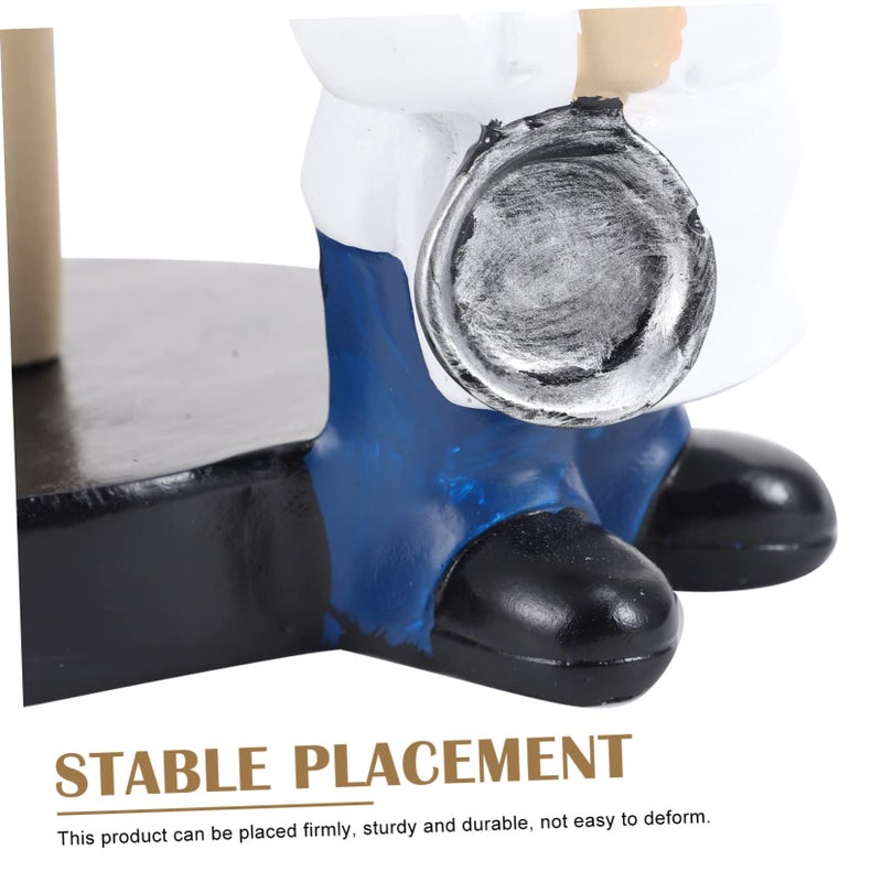 Vertical Tissue Holder Stand Space Saving Rack For Kitchen Bathroom - Image 4