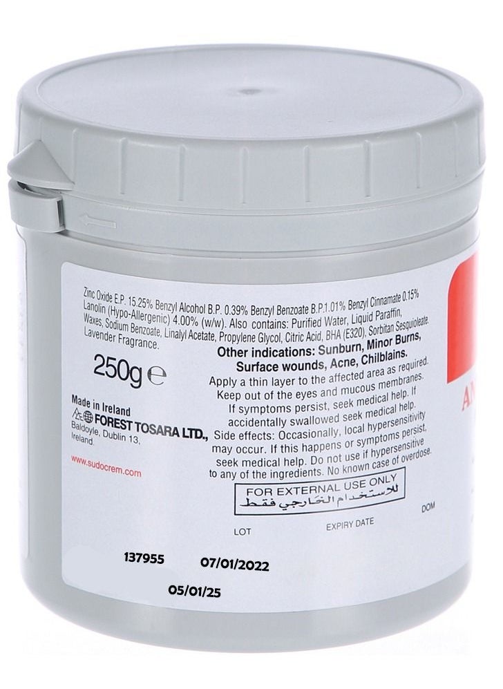 Sudocrem Sudocrem Antiseptic Healing Cream  - 250g  - Image 3