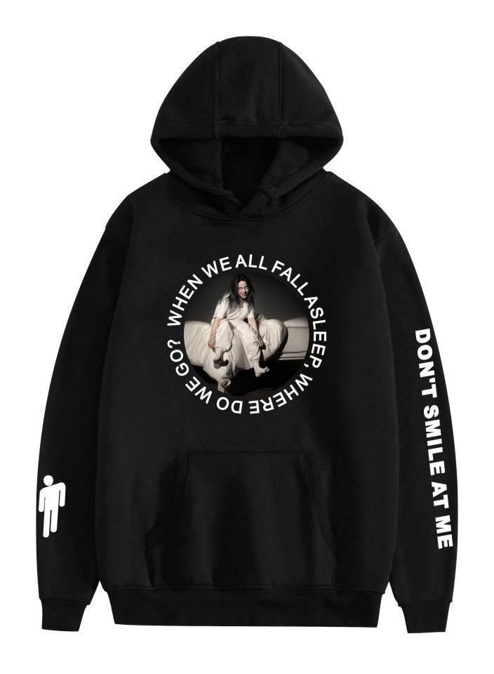 HALAMODO Unisex Hoodies Long-Sleeved Printed Tops Casual Sweatshirts Soft Sportswear Fashion Youth Pullovers with Drawstrings for Daily Wear - Image 2