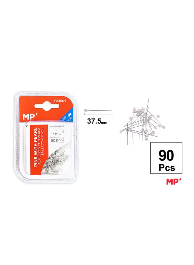 MP دبابيس معدنية مع لؤلؤة للقماش