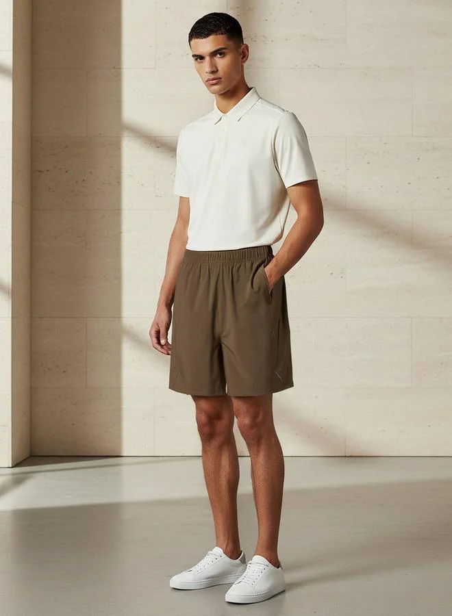 آكتف Men Performance Panel Sports Shorts