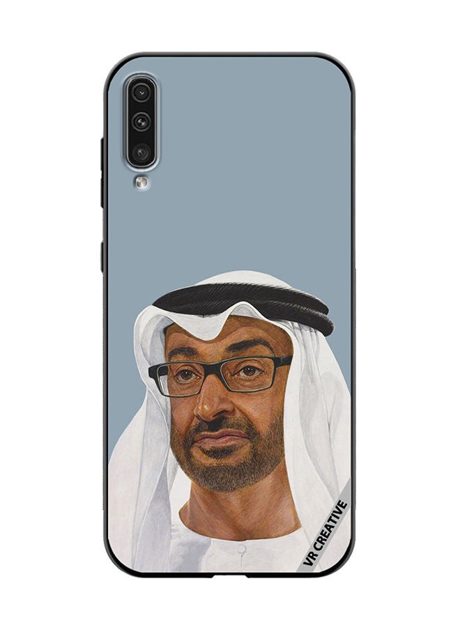 VR CREATIVE Protective Case Cover For Samsung Galaxy A50/A50s Sheikh Mohamed Bin Zayed Al Nahyan Design Multicolour - Image 1