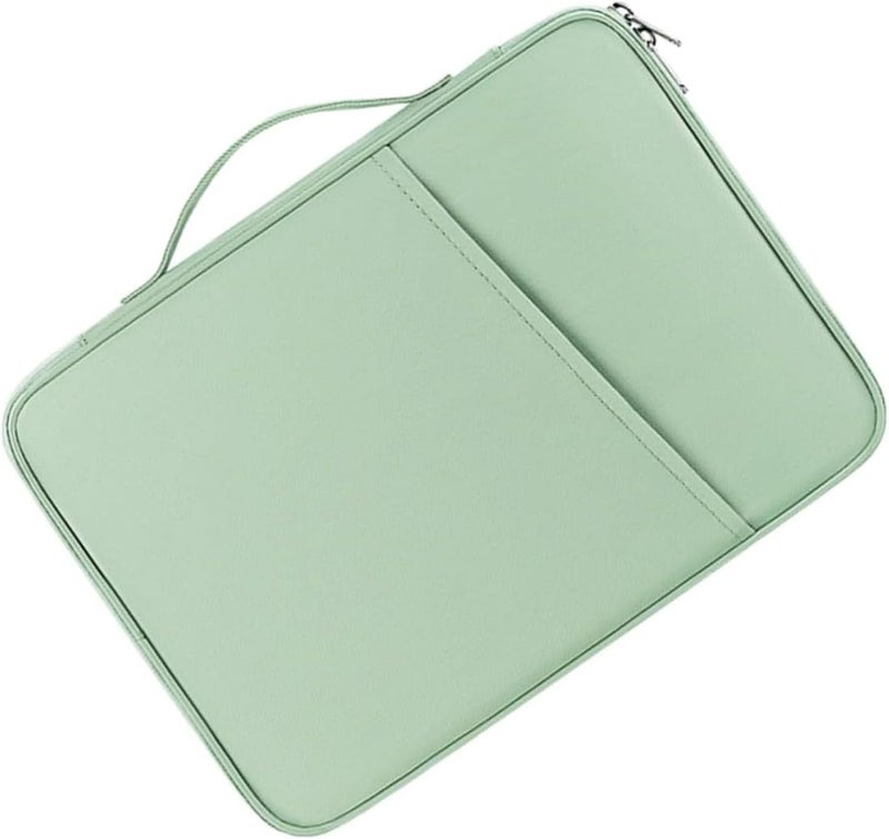 أكس سبرينج حقيبة حماية للأجهزة اللوحية، حافظة متينة مقاومة للماء لأجهزة آيباد مقاس 11 بوصة، حقيبة واقية مع جيب، جراب مقاوم للصدمات للأجهزة اللوحية، حافظة كمبيوتر محمول لأجهزة لوحية مقاس 9-11 بوصة، مناسبة للسفر في العمل (أخضر) - Image 1