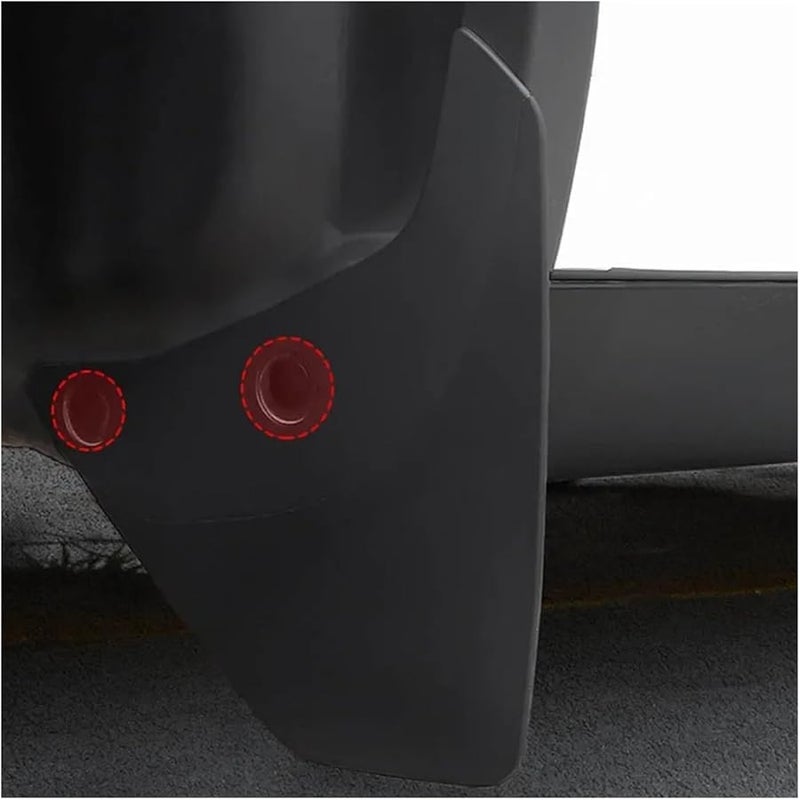 Peugeot 3008 2014 2016 Mud Flaps Splash Guards Punch Free Installation Black - Image 5
