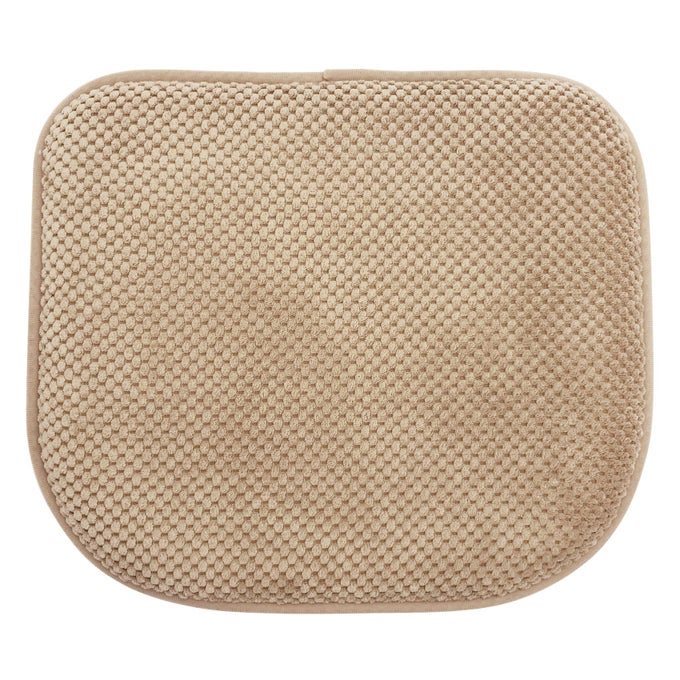 KHAKI FOAM SEAT CUSHIONS KITCHEN CHAIRS PADS FOR DINING CHAIRS NON SLIP OFFICE SEAT CUSHIONS WASHABLE U SHAPED SOFT THICK LARGE METAL WOODEN CHAIR CUSHIONS17 X 15