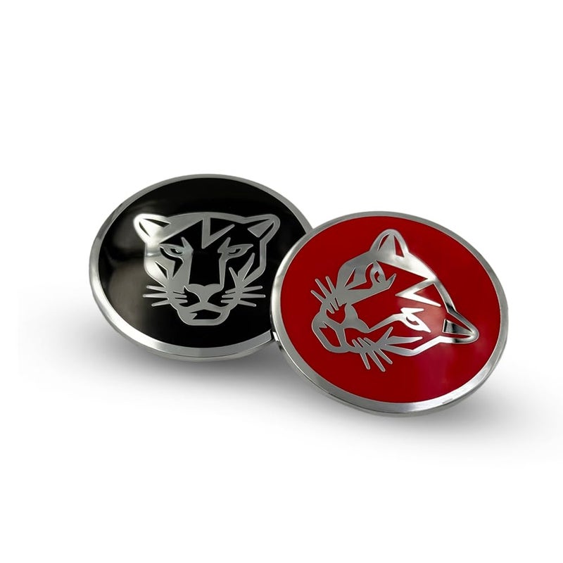 MAXDOOL Gear Shift Knob Cover Decoration Trim Sticker for Jaguar XF XE XJ F-Pace (Red) - Image 3