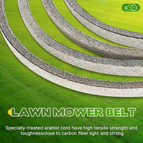 ILONPA 1/2 X 88in Deck/Drive Belt for 532178138 178138 144200 419271 531007562 532131290 532144200 532126520 532419271 126520X 754-0291 M127521 LR12 LT1538 LT120 LTH120 LTH130 YTH150 YTH180, Aramid Cord - Image 4