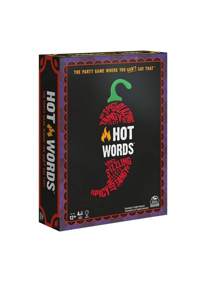 Spin Master Games - Hot Words, Word Guessing Party Game, Board Game For Ages 12 & Up, By Spin Master - Image 1