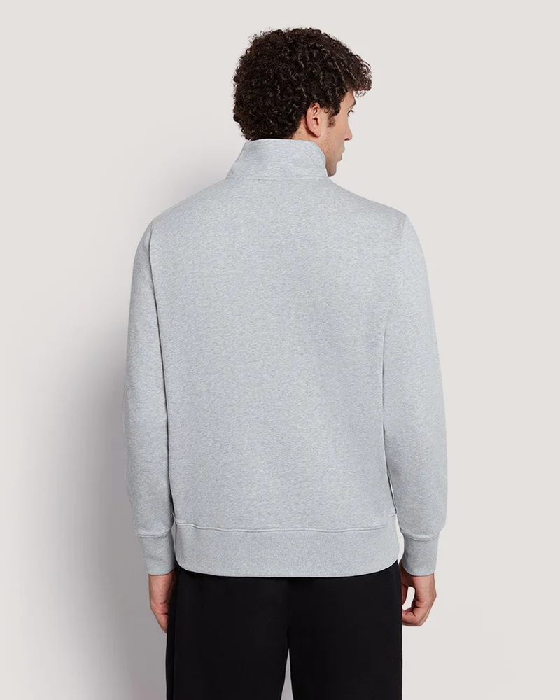 GANT Gant Men’S Shield Logo Half Zip Cotton Sweatshirt