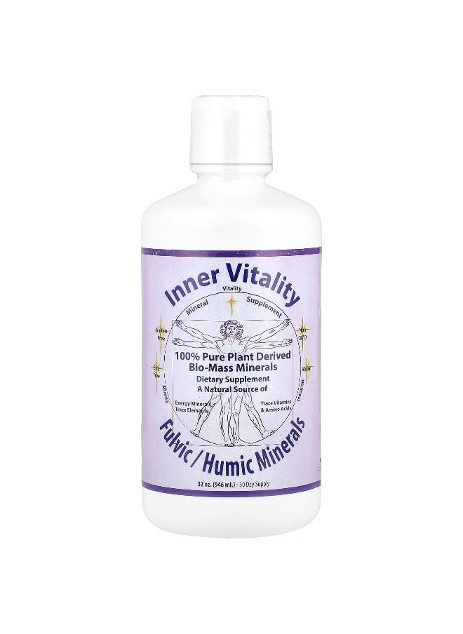 Morningstar Minerals Morningstar Minerals, Inner Vitality, Fulvic/Humic Minerals, 32 oz (946 ml)  - Image 1