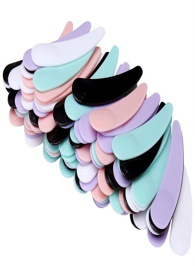 Ghelonadi 20PCS Cosmetic Spatulas, Small Makeup Spatula, Mini Plastic Makeup Scoop for Mixing and Sampling, Skin Care Facial Cream Mask Spatula (Multicolor) - Image 4