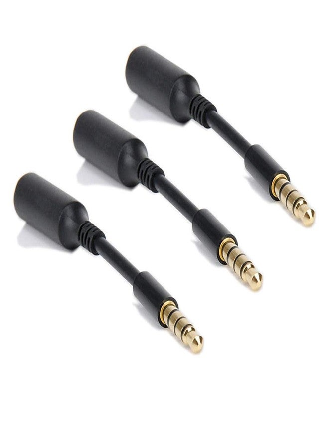 TENINYU 5-Pack AUX Headphone 3.5mm Extension Cable - Male to Female Extender Audio Auxiliary Jack Adapter Wire Cord Plug Connector for iPhone iPod iPad, Smartphone Tablet, Home Car Speaker System (3 INCH) - Image 4
