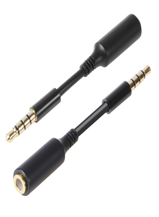 TENINYU 5-Pack AUX Headphone 3.5mm Extension Cable - Male to Female Extender Audio Auxiliary Jack Adapter Wire Cord Plug Connector for iPhone iPod iPad, Smartphone Tablet, Home Car Speaker System (3 INCH) - Image 2