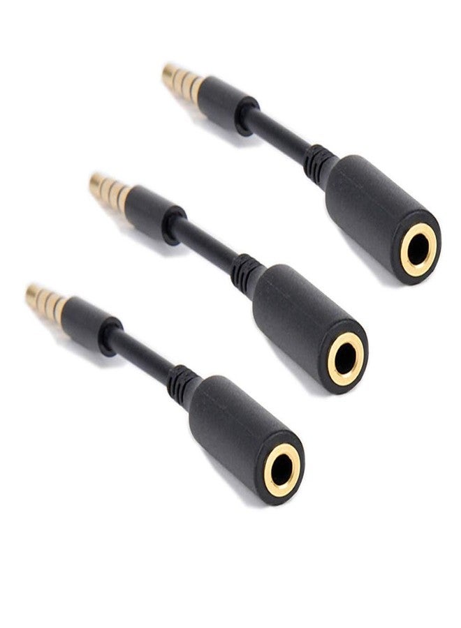 TENINYU 5-Pack AUX Headphone 3.5mm Extension Cable - Male to Female Extender Audio Auxiliary Jack Adapter Wire Cord Plug Connector for iPhone iPod iPad, Smartphone Tablet, Home Car Speaker System (3 INCH) - Image 3