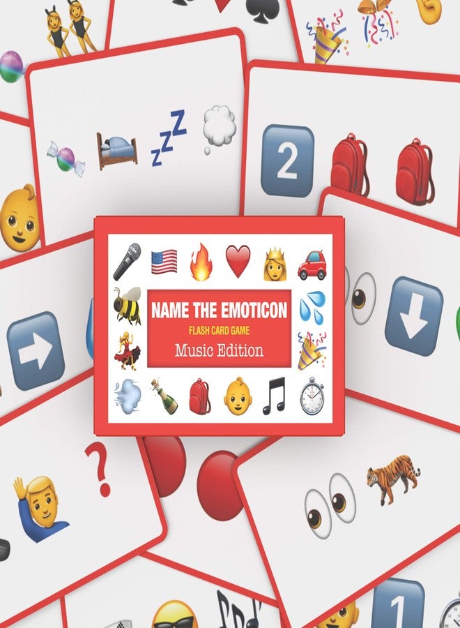 Bubblegum Stuff - Name The Emoticon Game - Music Edition - Fun Memory Game - Suitable for Family, Kids, Teenagers & Adults - Music Edition - Great Gift - Games Night Idea! - Image 4
