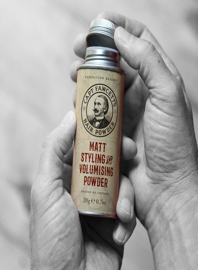 CAPTAIN FAWCETT Expedition Reserve Matt Styling & Volumising Hair Powder 0.4oz | Instant Volume & Texture | Lightweight & Residue-Free - Image 5