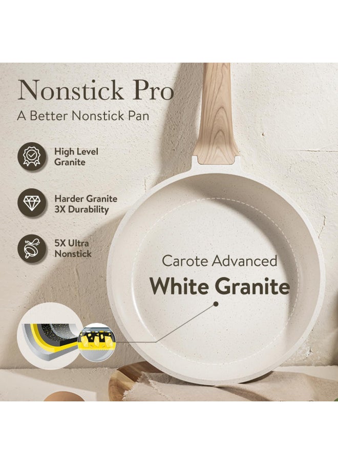 CAROTE CAROTE 14 Pcs Pots and Pans Set Nonstick,Cookware Set Kitchen Cooking Set with Utensil and Pan Protectors  - Image 3