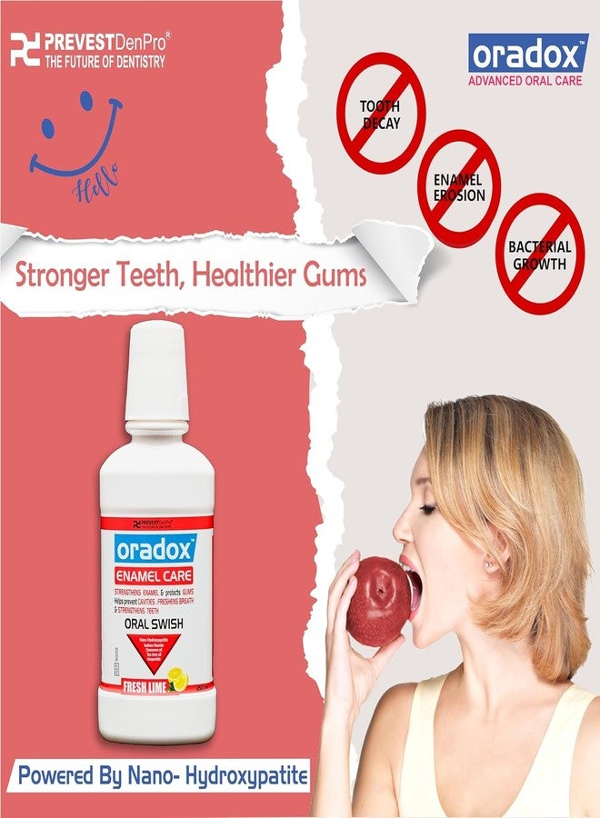 Oradox Enamel Care Oral Swish | Mouth Wash | Strengthens enamel and protects gums | Enamel Care Oral Swish | 100 ml - Image 4