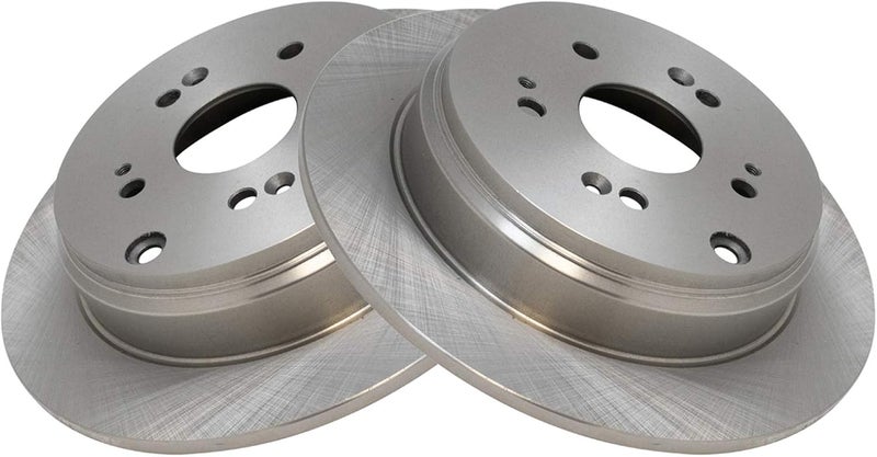 TRQ Rear Brake Rotors Set Solid Compatible with 2007-2018 Acura RDX 2005-2016 Honda CR-V - Image 3