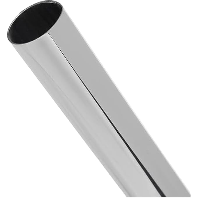RADIATOR PIPE SLEEVES FOR 15MM PIPEWORK - POLISHED CHROME EFFECT - Image 3