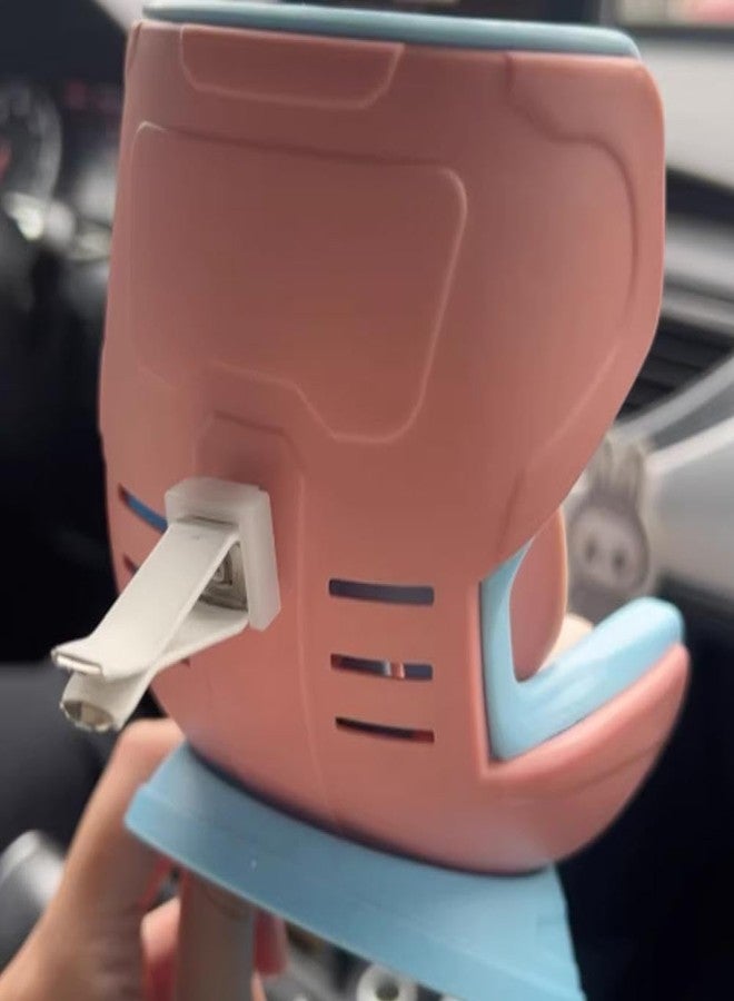 NUJOLI Doll car seat Compatible with 17cm Labu with Air Vent Clip and Desktop Display, Cute and Functional Car Ornament for Blind Box Doll Fans, Collectors - Image 4