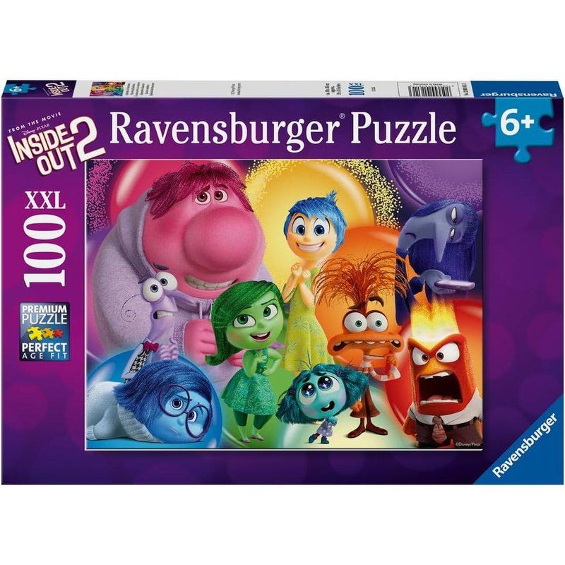 Ravensburger ديزني بيكسار Inside Out 2 XXL لغز الصور المقطوعة (100 قطعة) - Image 1