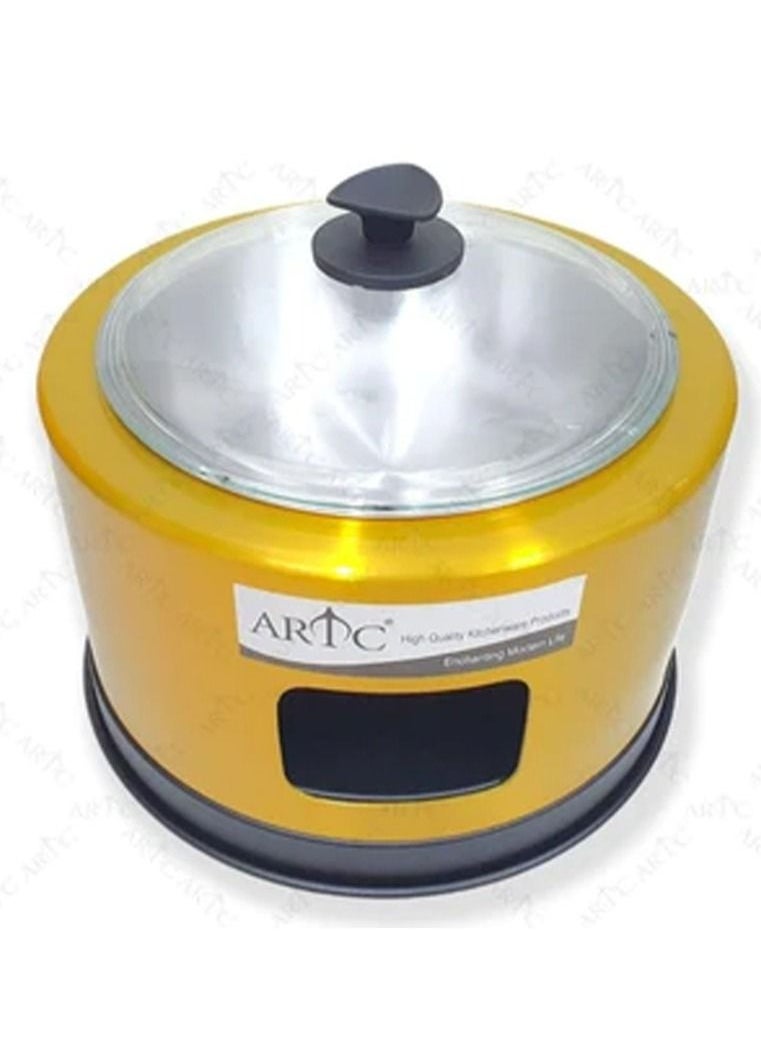 ARTC ARTC Golden Buffet Dish With Glass Lid  - Image 2
