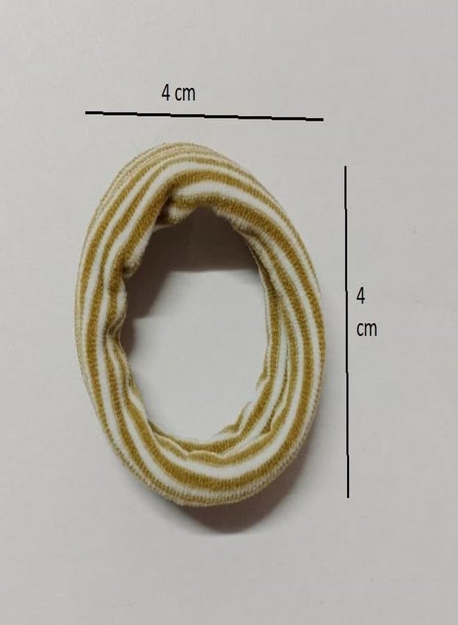 Dkriva ربطات شعر متعددة الألوان من دكريفا®، ربطات شعر مطاطية قطنية، تثبيت مرن بدون شد، حاملات ذيل حصان، عبوة من 25 ربطة، للفتيات والسيدات، للشعر الكثيف، ثبات يدوم طوال اليوم، مناسبة للارتداء اليومي في النادي الرياضي - Image 4