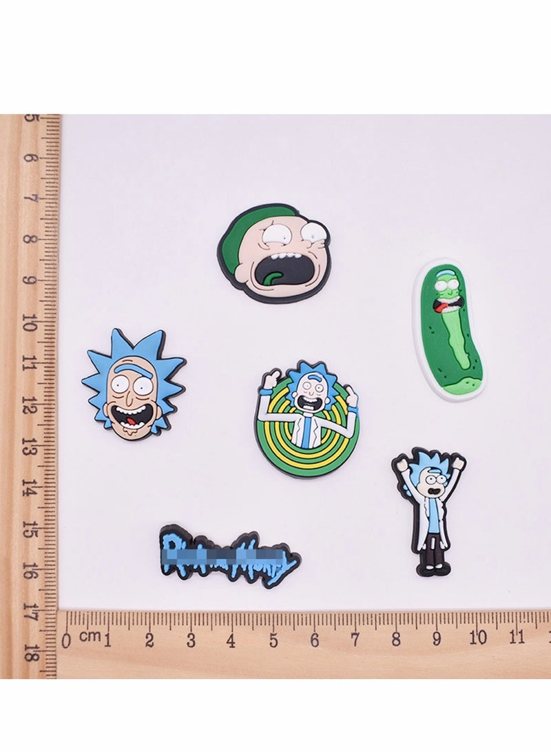 KASTWAVE Shoe Decoration Charms, 23 PCS Cool Crocs Charms for Hole Hole Shoes Buckle Party Favors Bracelet Wristband Decorations for Men Women Kids - Image 5