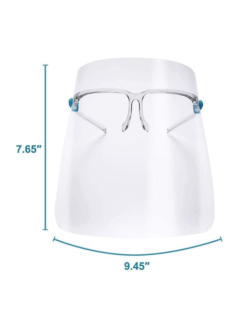 Y&D 10 Pack Face Shield Wearing Glasses Visor Transparent Anti-Fog Protect Eyes And  - Image 5