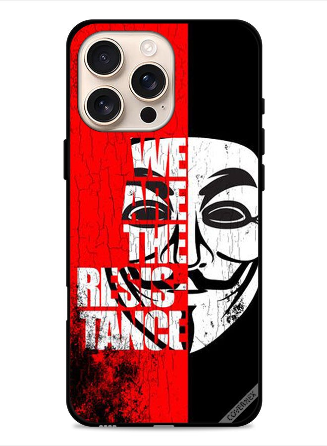 Covernex Apple iPhone 16 Pro Protective Case Cover We Are The Resistance - Image 1