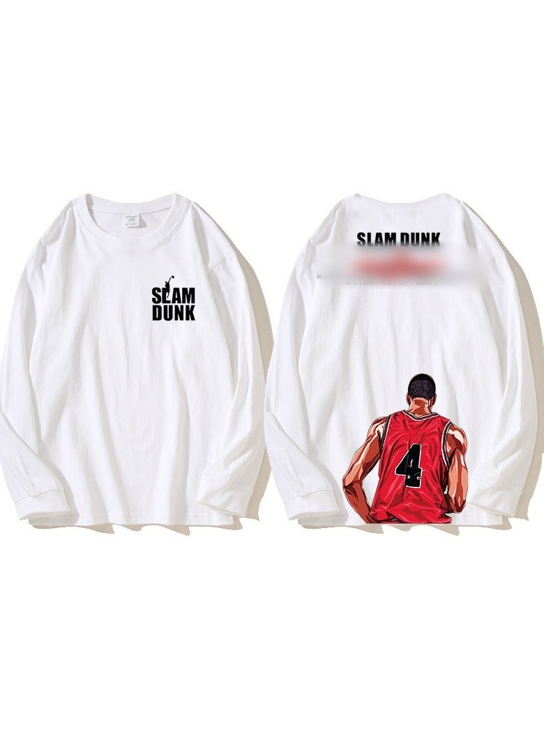 KUYING New Anime Slam Dunk Long Sleeve T-shirt  - Image 1