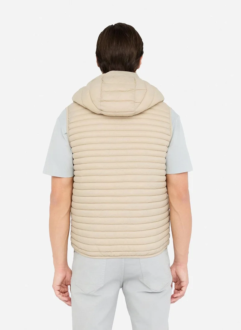 ليو جو سترة مبطنة بغطاء رأس