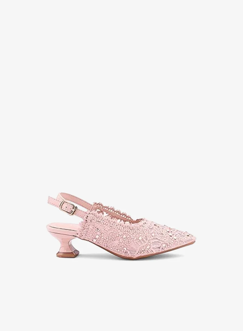 Cuple Girls Slingback Heels