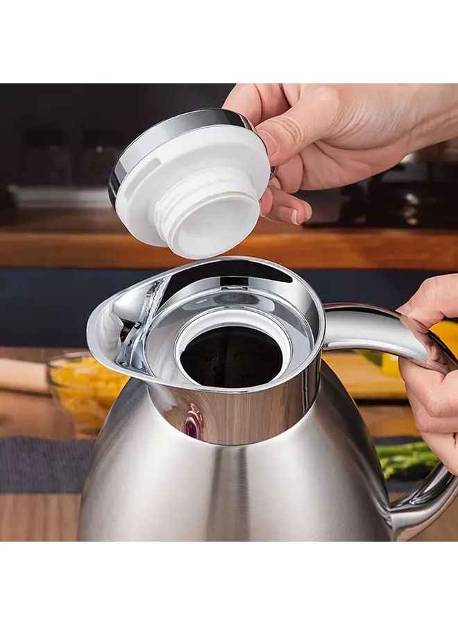 Large 101.44 Oz Stainless Steel Insulated Flask Double Wall Vacuum Sealed Thermal Jug For Hot And Cold Beverages Keeps Drinks Warm Or Cold For 24 Hours Durable Portable Perfect For Home And Office Use - Image 4