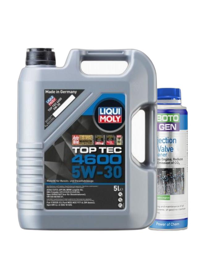 LIQUI MOLY Top Tec 4600 5W-30 5L & INJECTION SYSTEM CLEANER - Turkish industry with German technology - sprinkler and dust cleanerBundle - Image 1