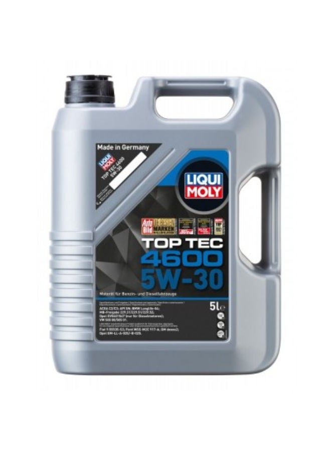 LIQUI MOLY Top Tec 4600 5W-30 5L & INJECTION SYSTEM CLEANER - Turkish industry with German technology - sprinkler and dust cleanerBundle - Image 2