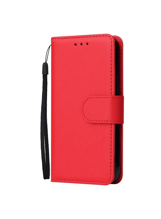 اس-توب حافظة لهاتف iPhone 14 متعددة الوظائف من الجلد قابلة للطي أفقيًا مع ثلاث فتحات للبطاقات - Image 2