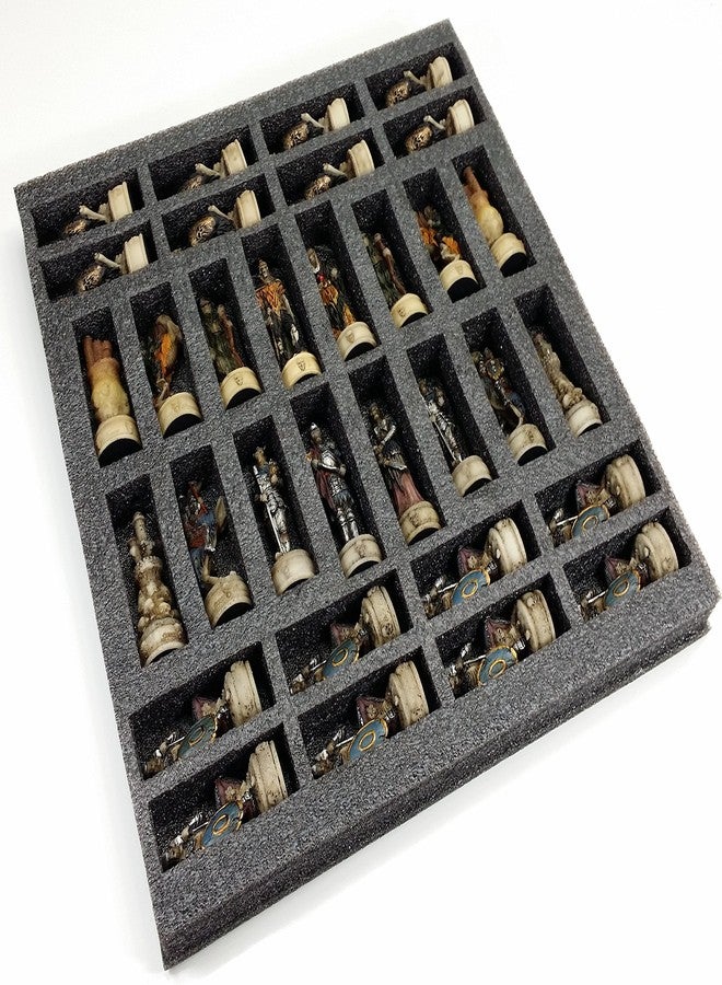 HPL Skeleton Slayer Fantasy Gothic Skull Chess Men Set - NO Board - Image 3