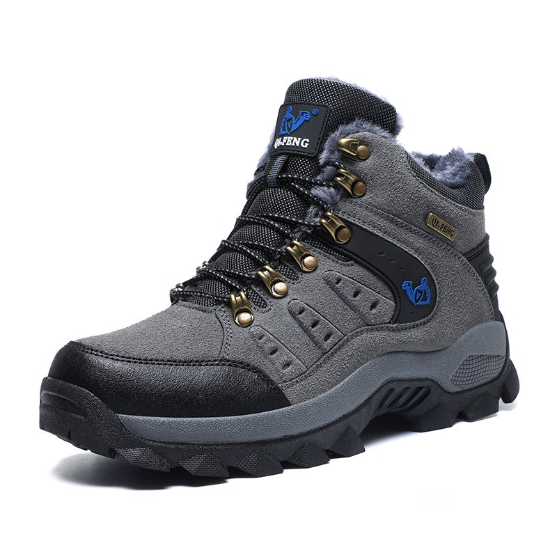 Plus Size Northeast Snow Boots Men'S Warm Fleece-Lined Thick Cotton Shoes Men'S Outdoor Hiking Hiking Shoes - Image 3