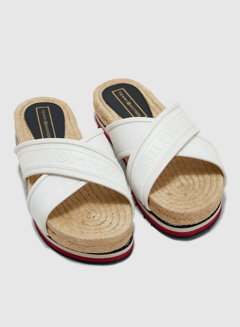TOMMY HILFIGER Colorful Tommy Flat Sandal