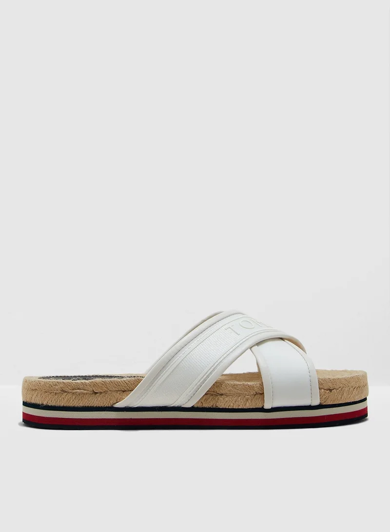 TOMMY HILFIGER Colorful Tommy Flat Sandal