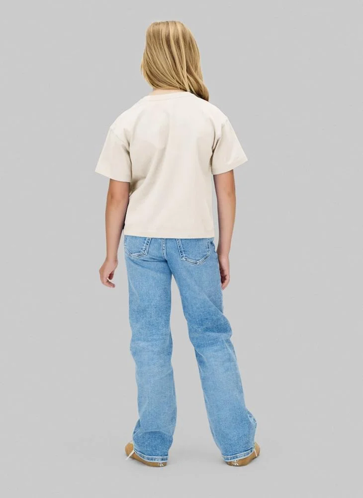 Calvin Klein Jeans Kids Logo Crew Neck T-Shirt